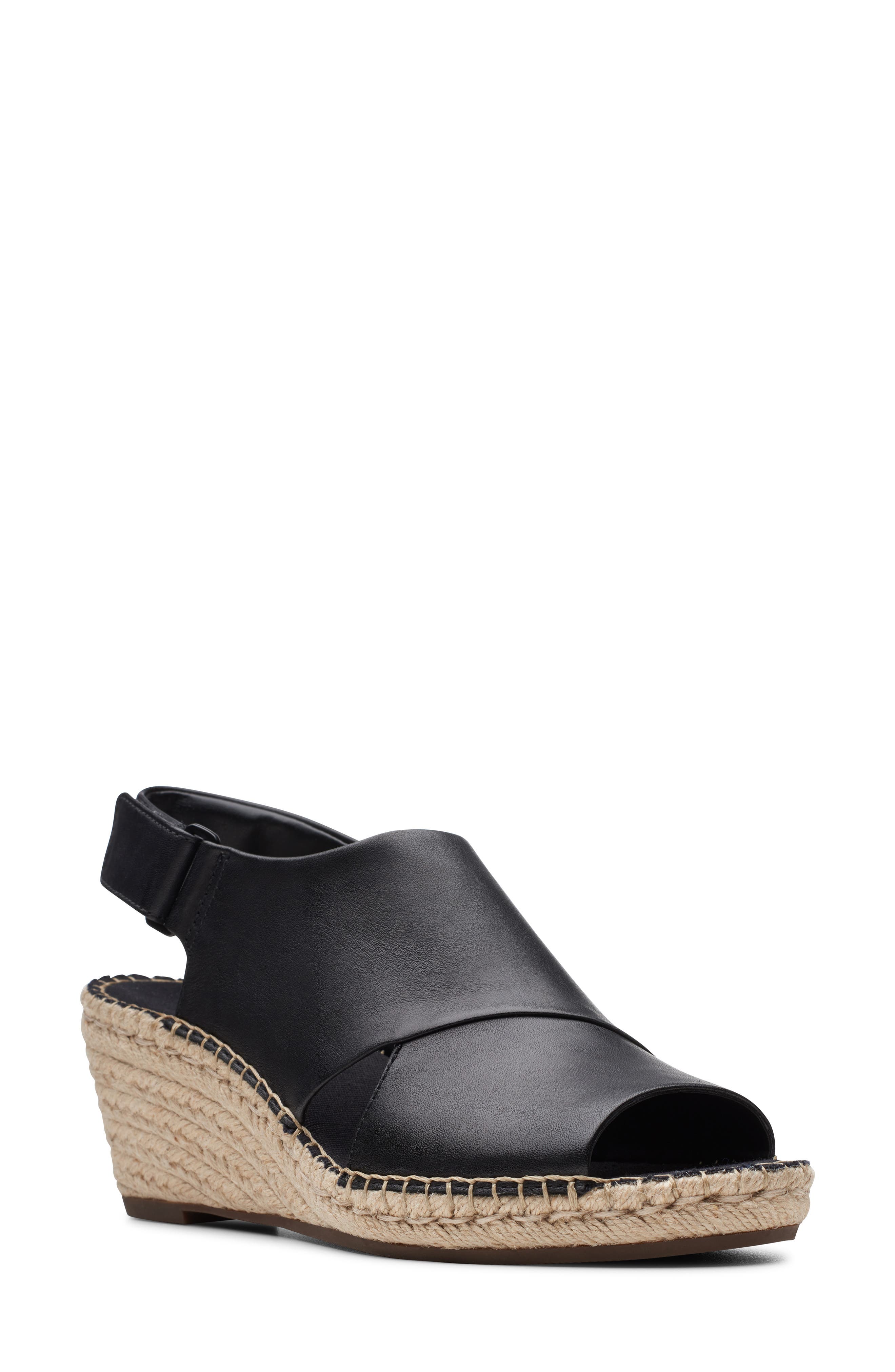 Clarks<sup>®</sup> Petrina Abby Espadrille Wedge, Main, color, 