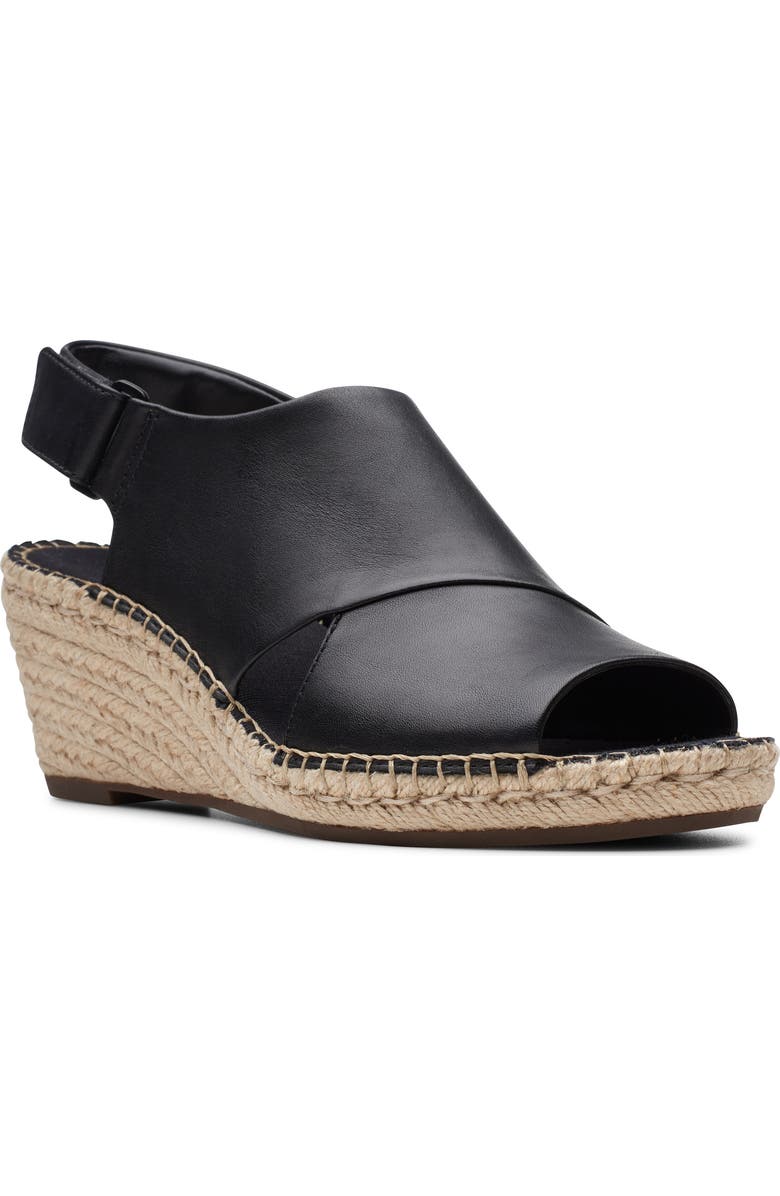 Clarks<sup>®</sup> Petrina Abby Espadrille Wedge, Main, color,
