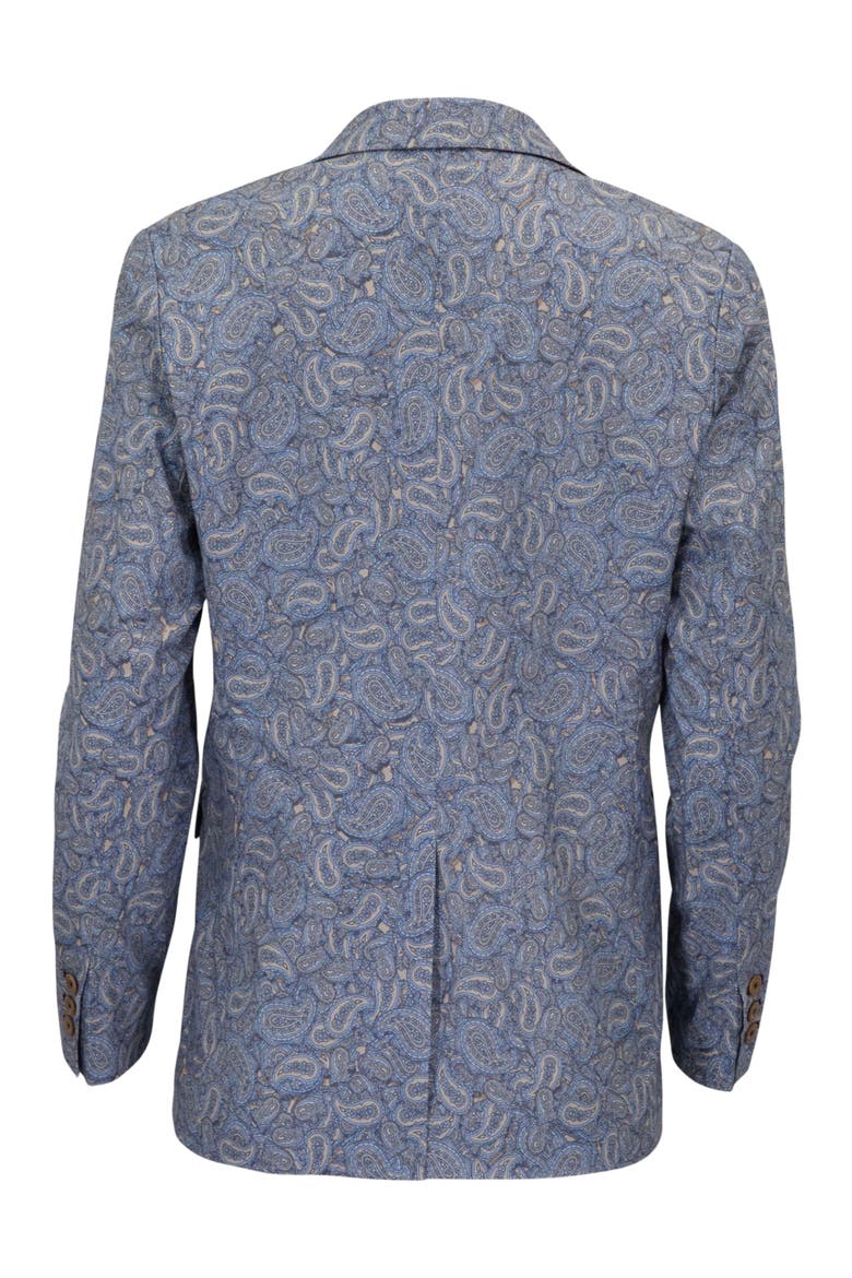 Paisley Pile Womens Tailored Blazer, Alternate, color, PAISLEY PILE NATURAL