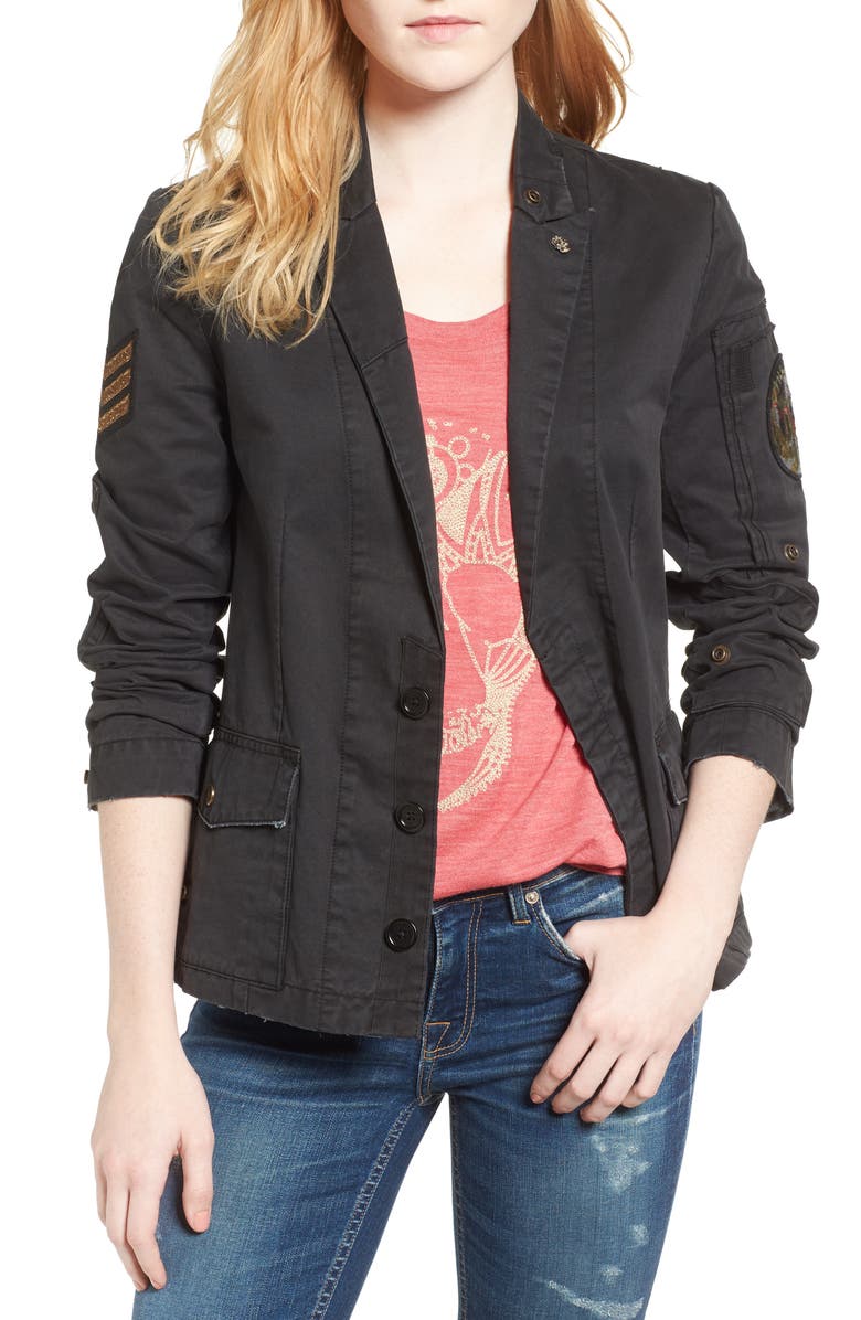 Zadig & Voltaire Virginia Jacket, Main, color, 