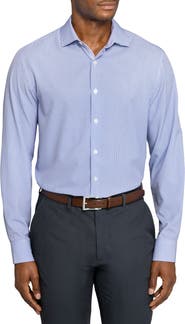 W.R.K Slim Fit Tile Print Performance Dress Shirt