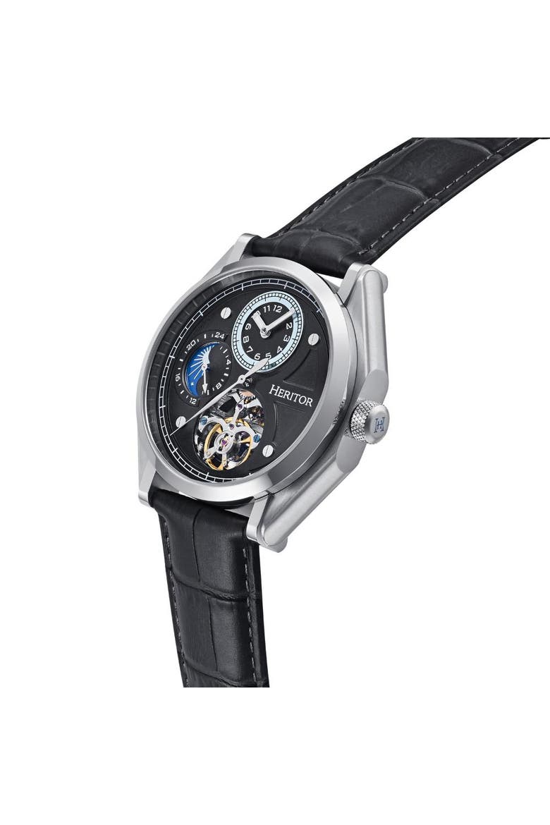 Antoni 24 Hour Mens Watch, Alternate, color, Black