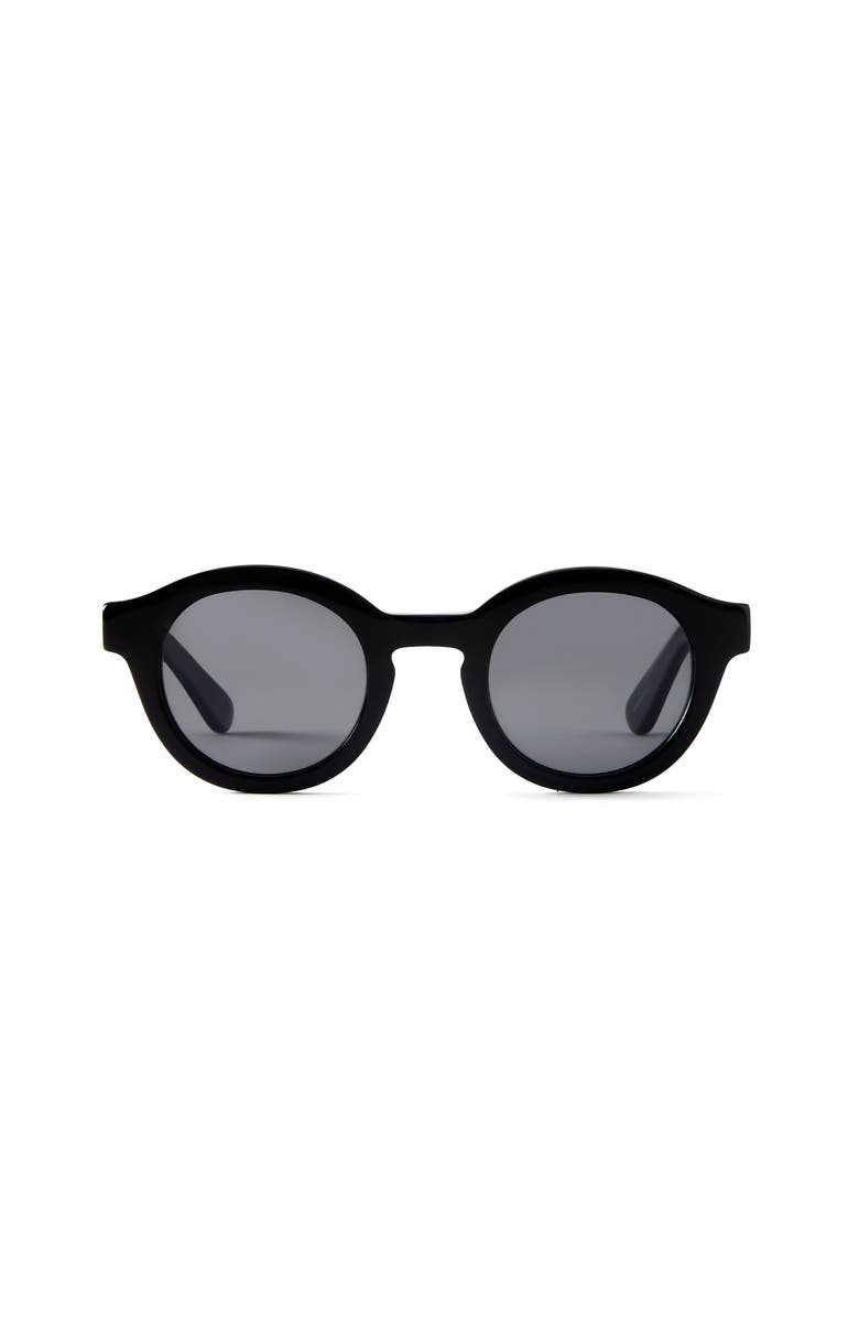 French Kiwis Eyewear Eden Sunglasses, Main, color, Black