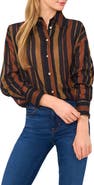 Ted Baker Stripe Oversize Button-Up Shirt