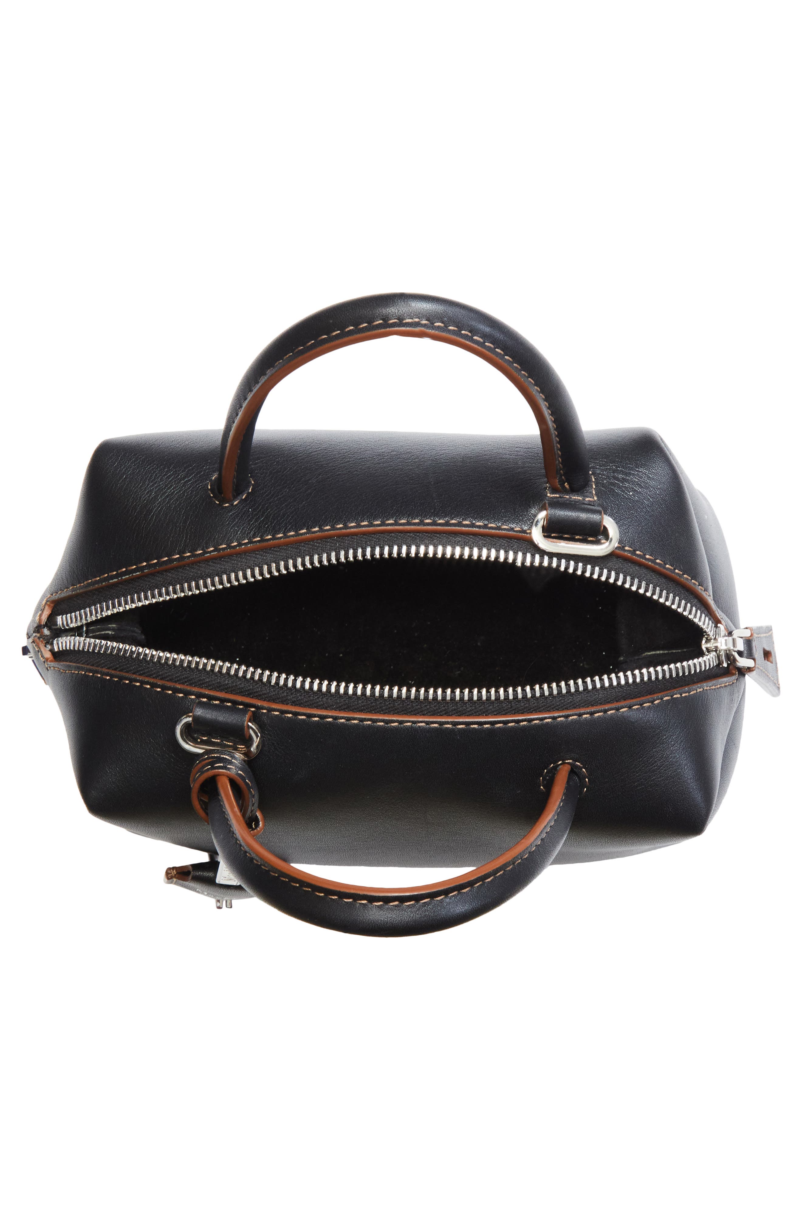 Sandy Liang Mini Mum Crossbody Bag, Alternate, color, Black