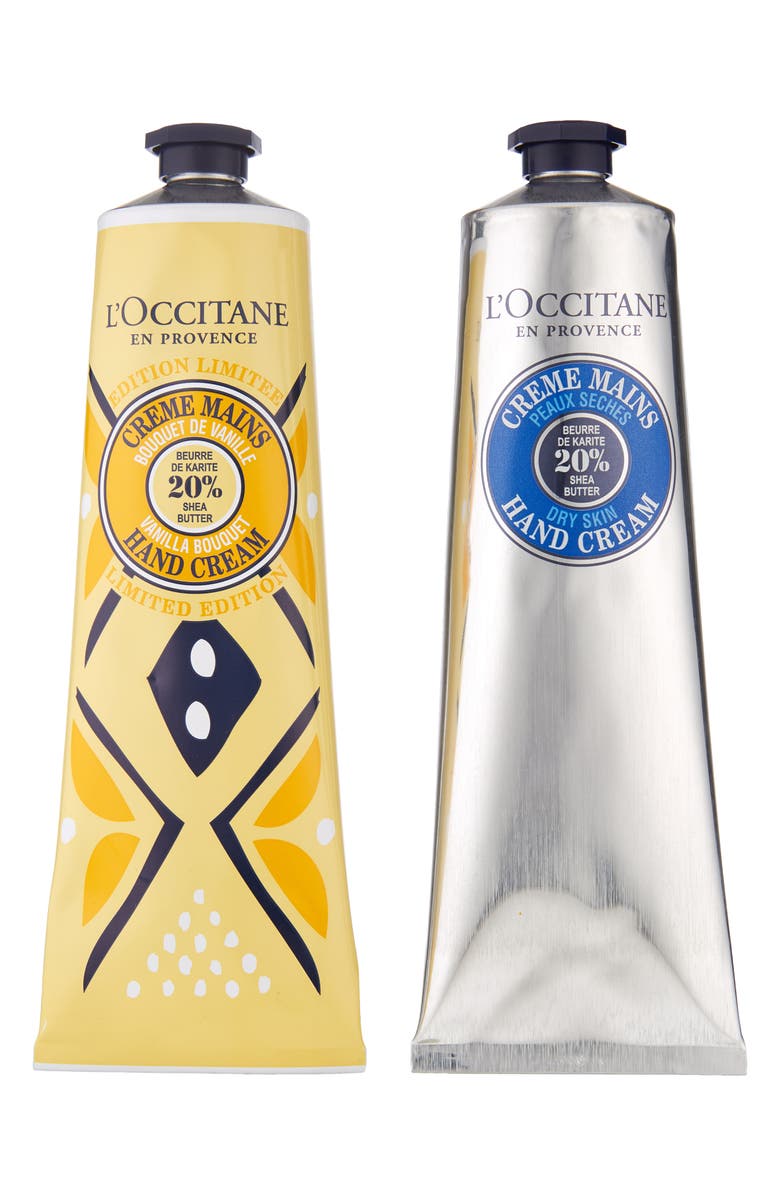 L'Occitane Hugging Hands Duo Cream Set USD $60 Value, Main, color,