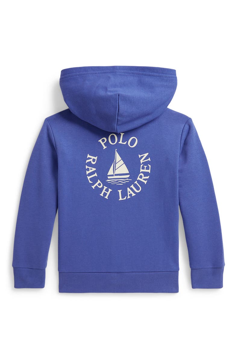 Polo Ralph Lauren Kids' French Terry Zip Hoodie, Alternate, color, Liberty