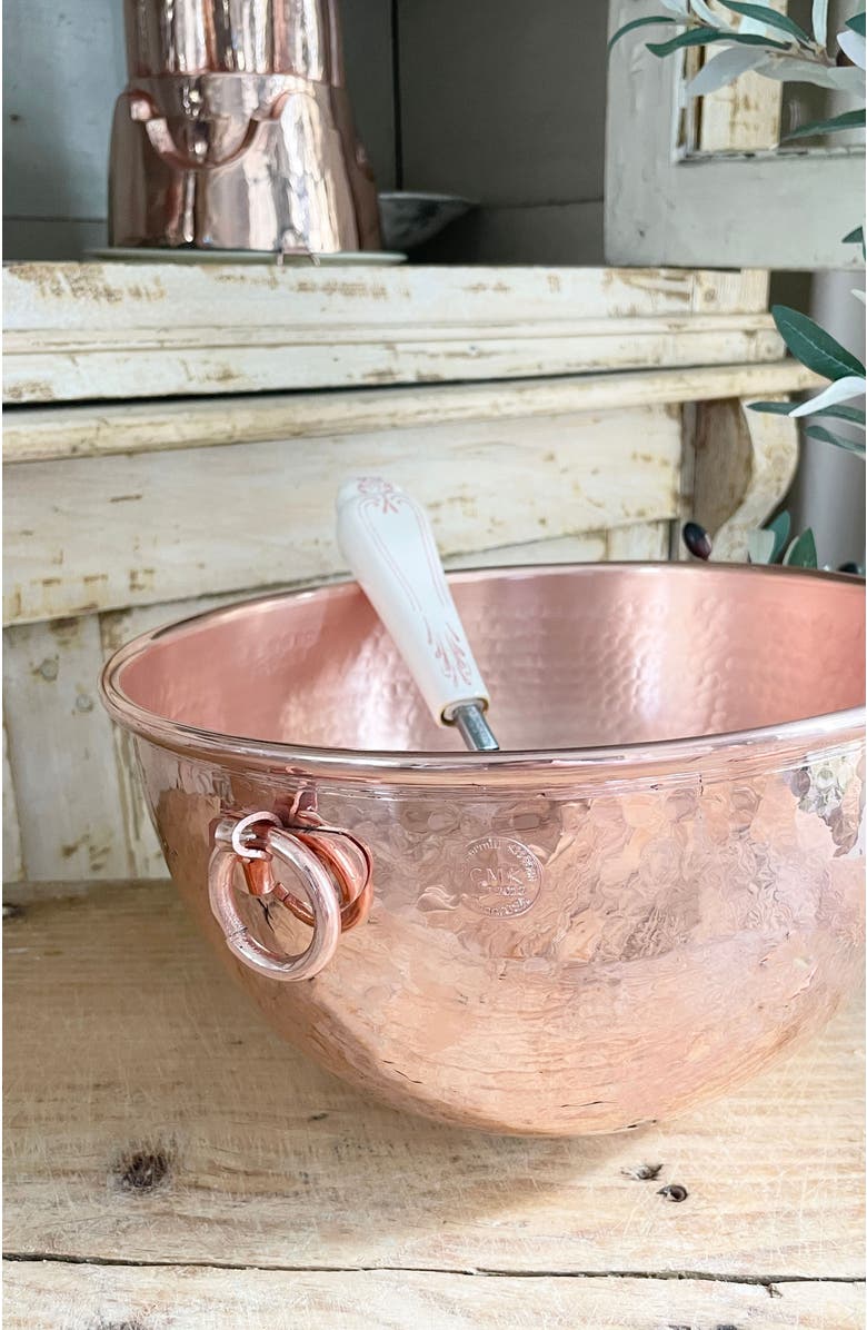Coppermill Kitchen Vintage Inspired Copper Mixing Bowl, Alternate, color, Copper