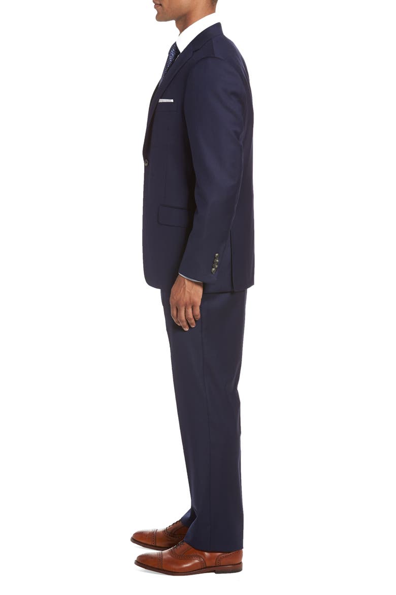 Classic B Fit Loro Piana Wool Suit, Alternate, color, NAVY