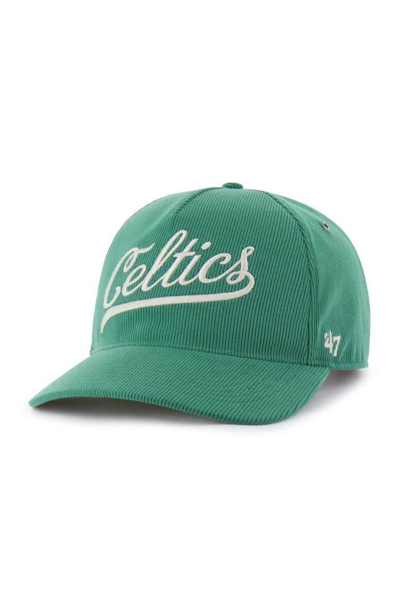 '47 Men's '47 Kelly Green Boston Celtics Golden Age Relaxed Corduroy Hitch Adjustable Hat, Alternate, color, 