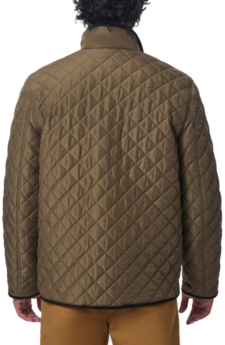 Bernardo Smart Leisure Quilted Barn Jacket, Alternate, color, Olive