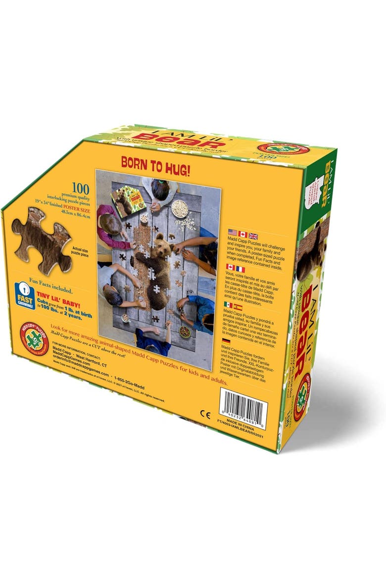 LiL' BEAR 100 Piece Jigsaw Puzzle For Ages 5+, Alternate, color, Multicolored