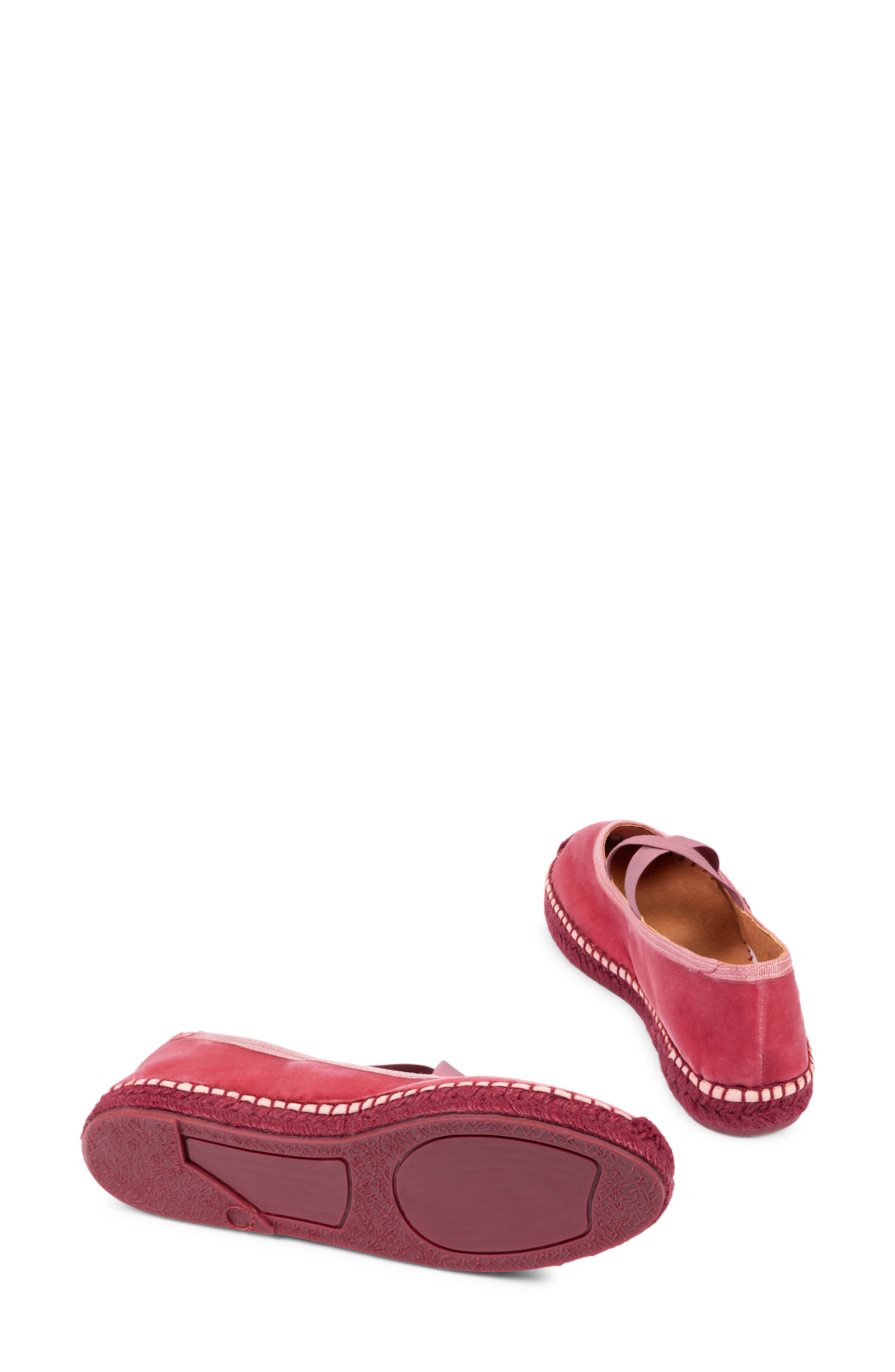 Penelope Chilvers Chico Mary Jane Espadrille Flat, Alternate, color, Rose