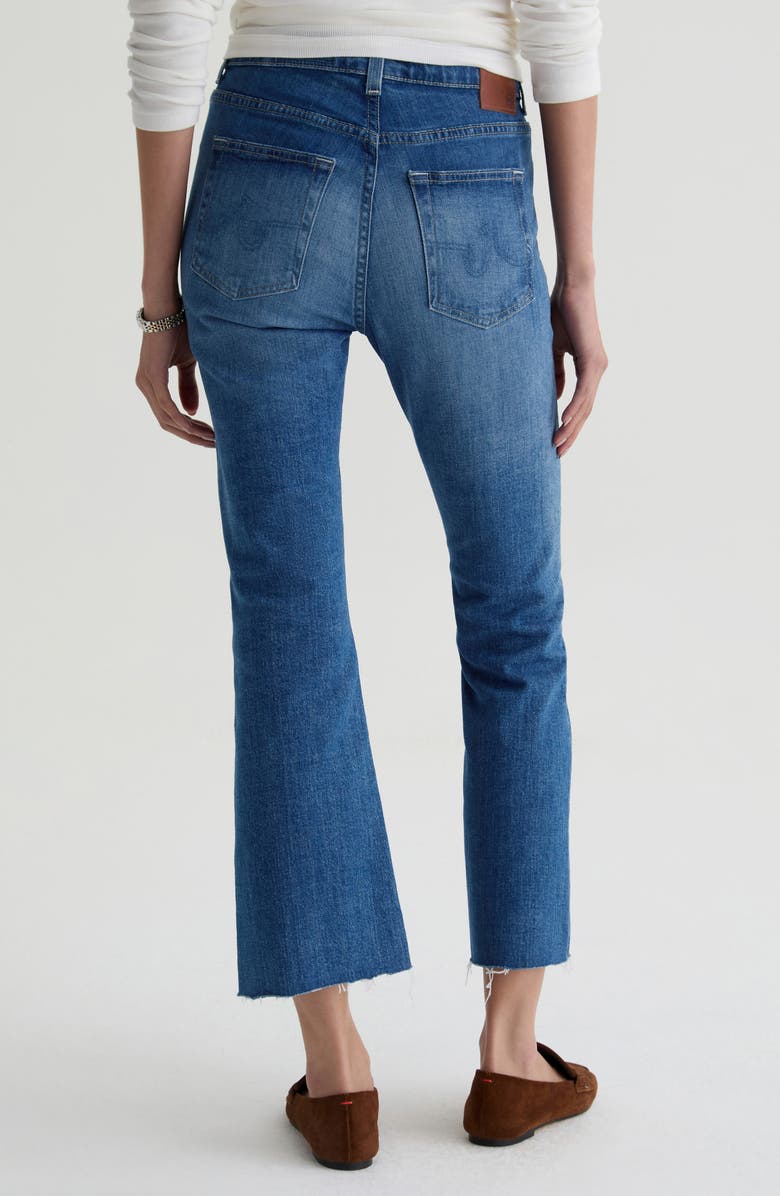 AG Farrah Raw Hem Crop Bootcut Jeans, Alternate, color, Owens Valley