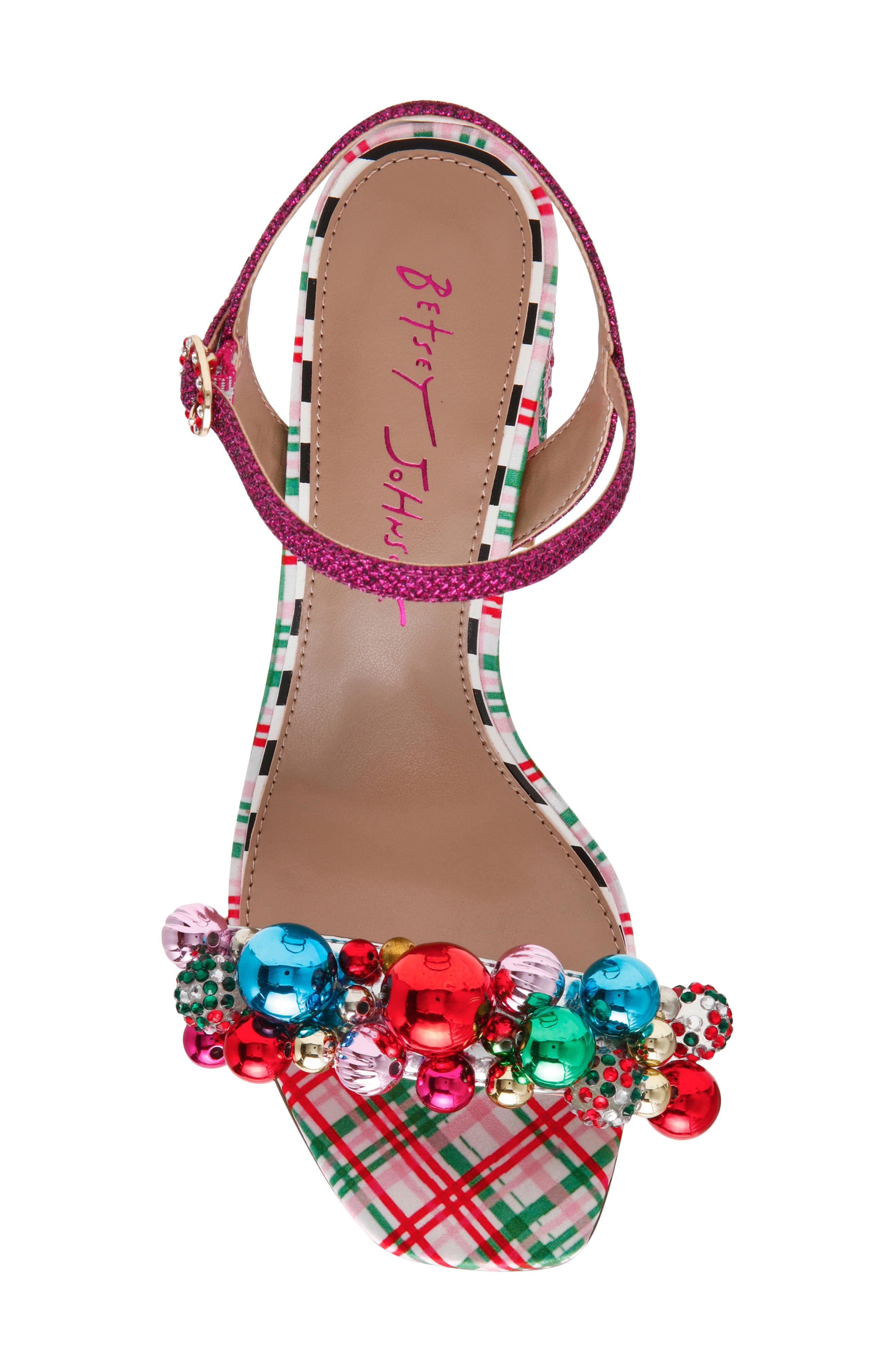 Jolly Sandal, Alternate, color, RED/ GREEN MULTI