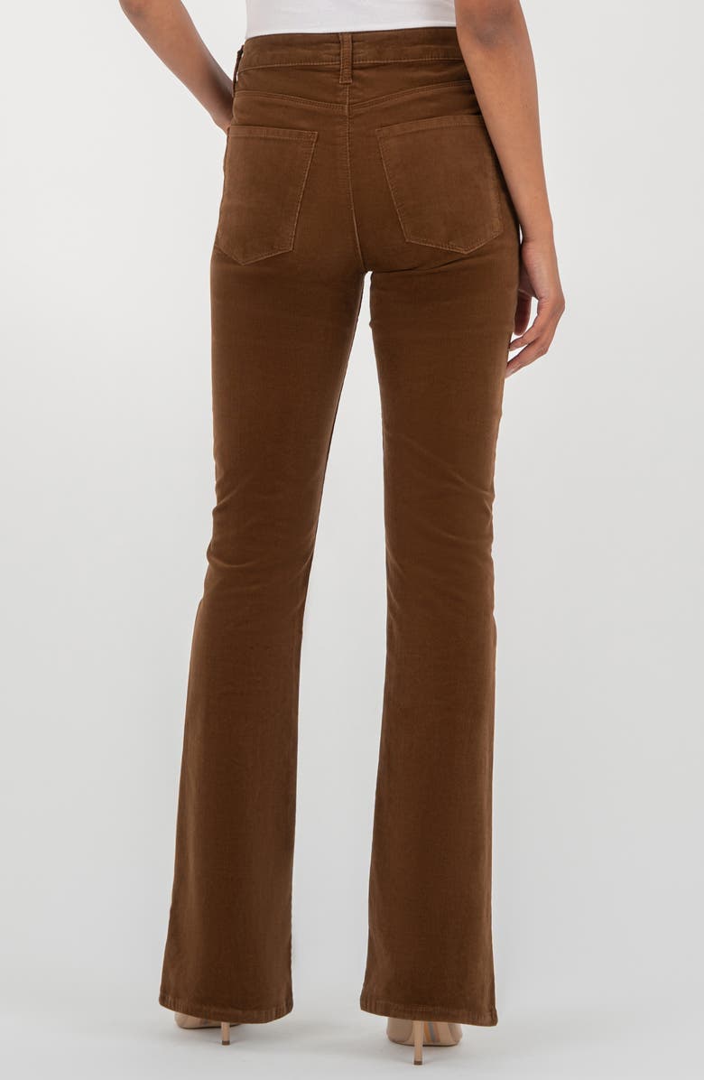 KUT from the Kloth Ana Fab Ab High Waist Corduroy Flare Jeans, Alternate, color, Whiskey