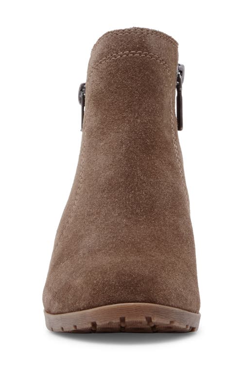Blondo Vivian Waterproof Bootie In Taupe Suede