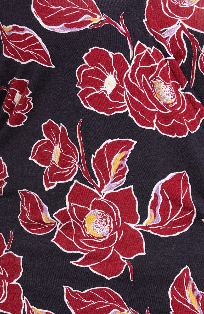 Loveappella Wrap Front Blouson Top, Alternate, color, 