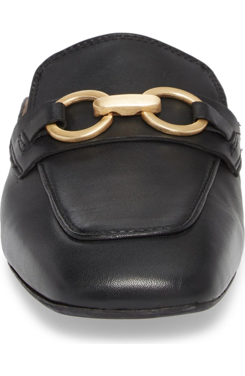Topshop Kale Trim Loafer Mule, Alternate, color,