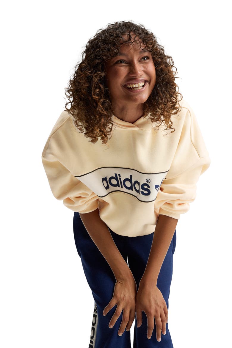 Block Hoodie, Alternate, color, WARM VANILLA