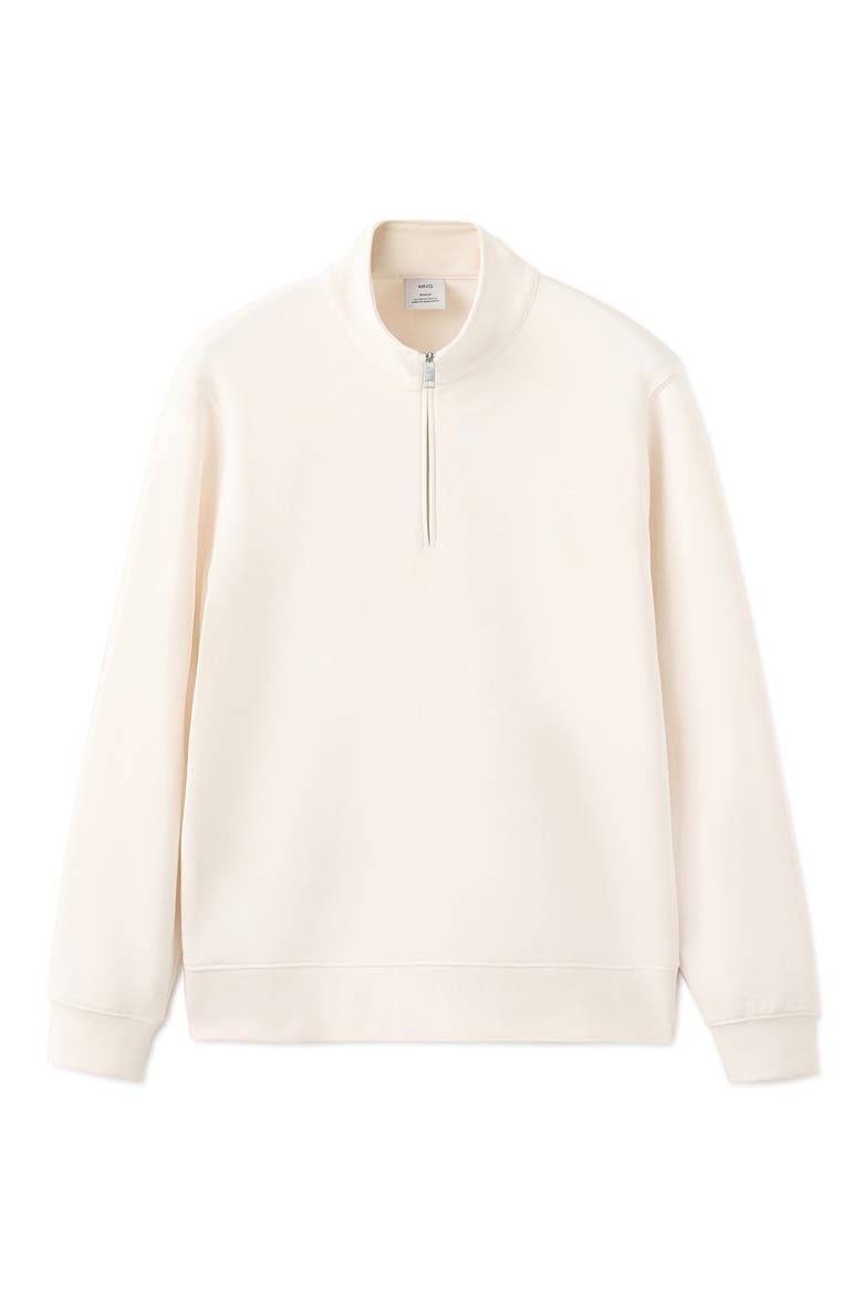 Quarter Zip Pullover, Alternate, color, ECRU
