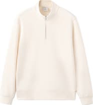 MANGO Quarter Zip Pullover