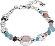 UNODE50 Textured Stone Crystal Bracelet