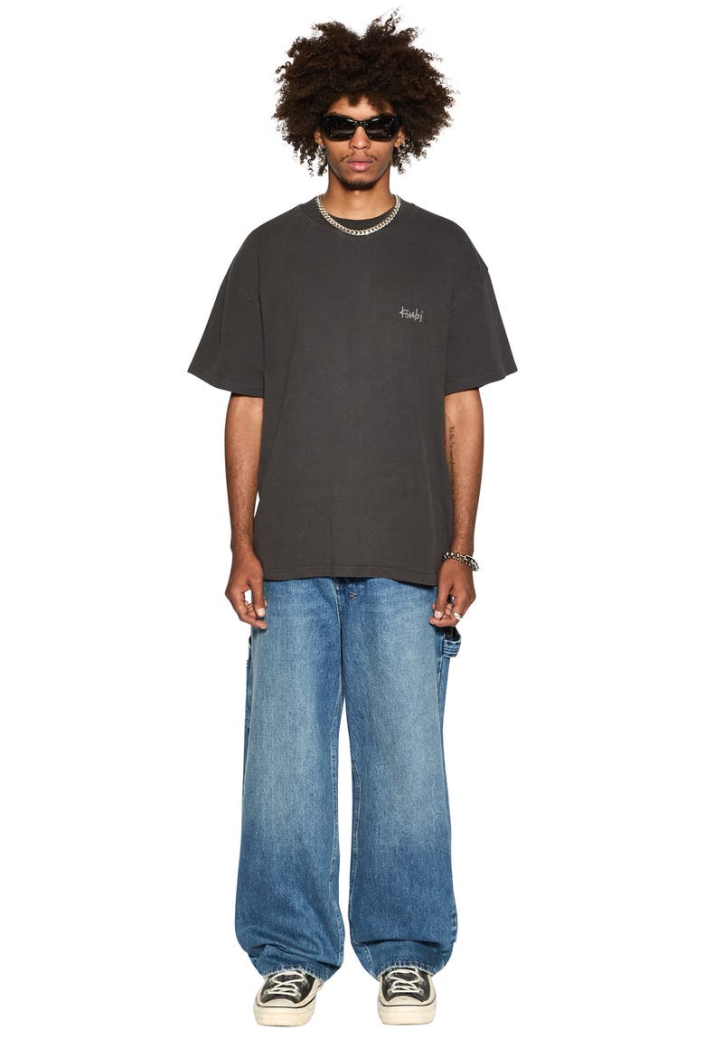 Hit List Ekcess Oversize Graphic T-Shirt, Alternate, color, BLACK