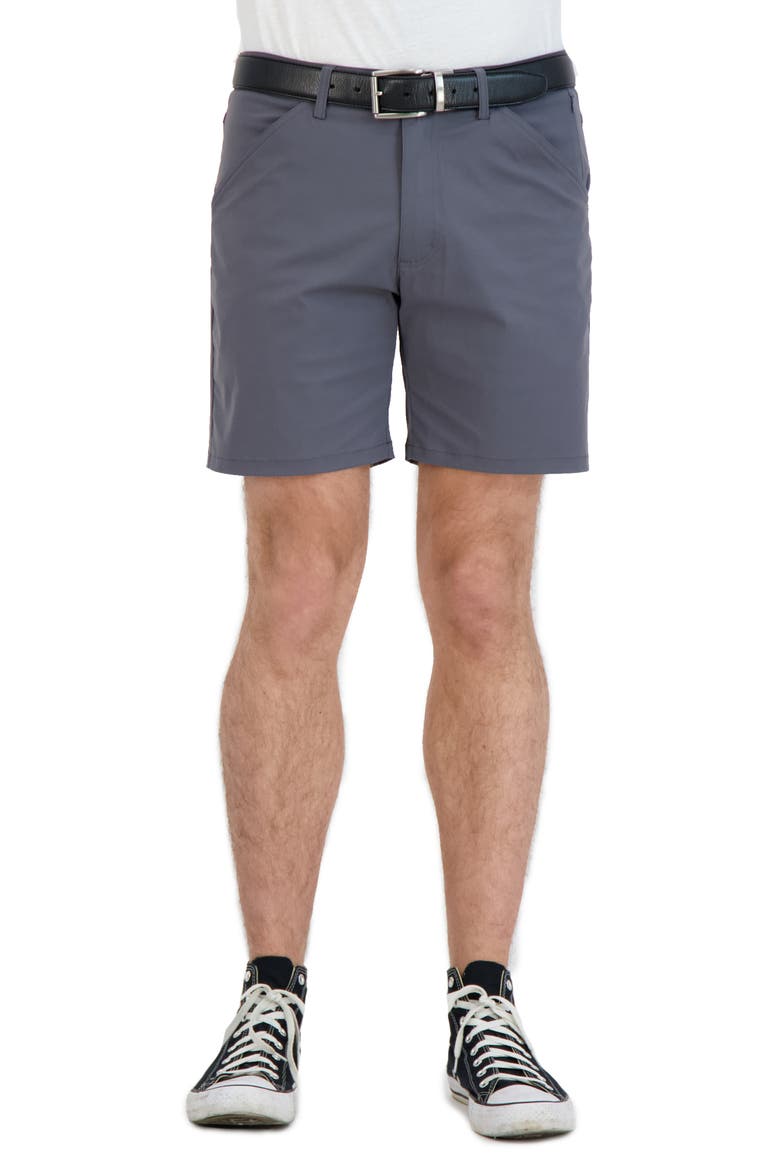 Everyday Stretch Chino Shorts, Main, color, GREY