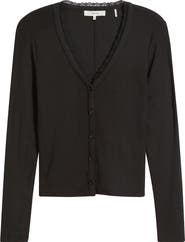 FRAME Rib Trim Cardigan