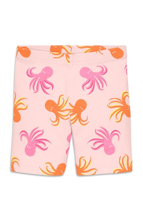 Kids Organic Pj Short In Seasonal Prints