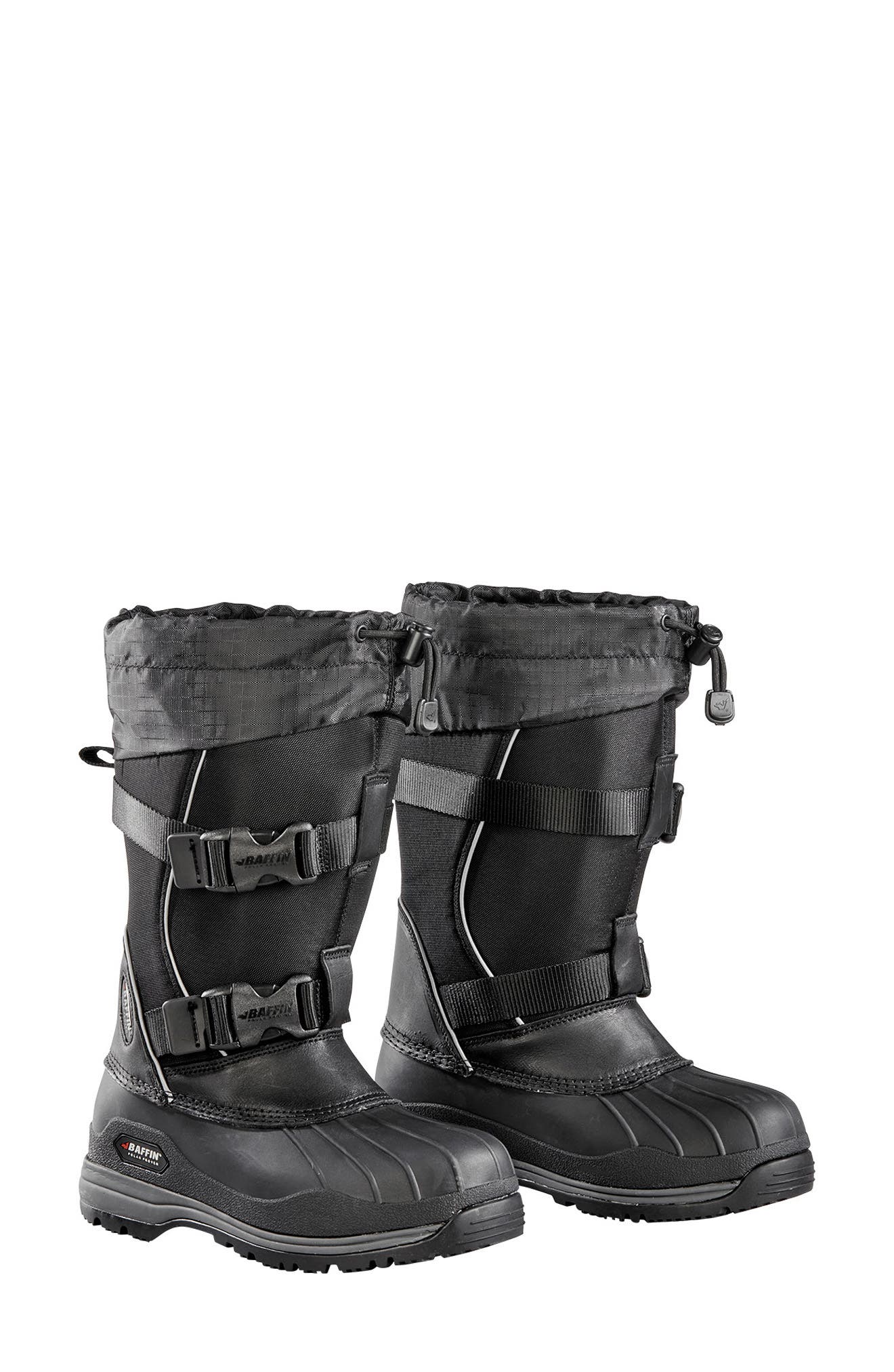 Impact Waterproof Snow Boot, Alternate, color, BLACK