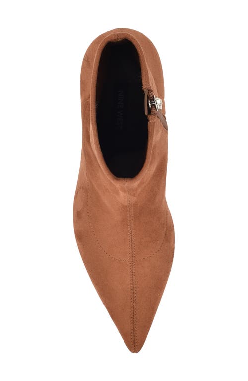 Nine West Tabbie Bootie In Neutral