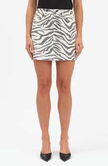 DAZE Stash Denim Miniskirt