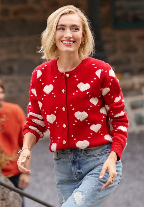 Love Sweater Cardigan (plus)