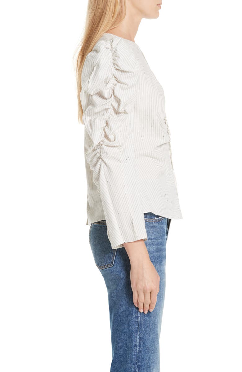 La Vie Rebecca Taylor Ruched Top, Alternate, color, 