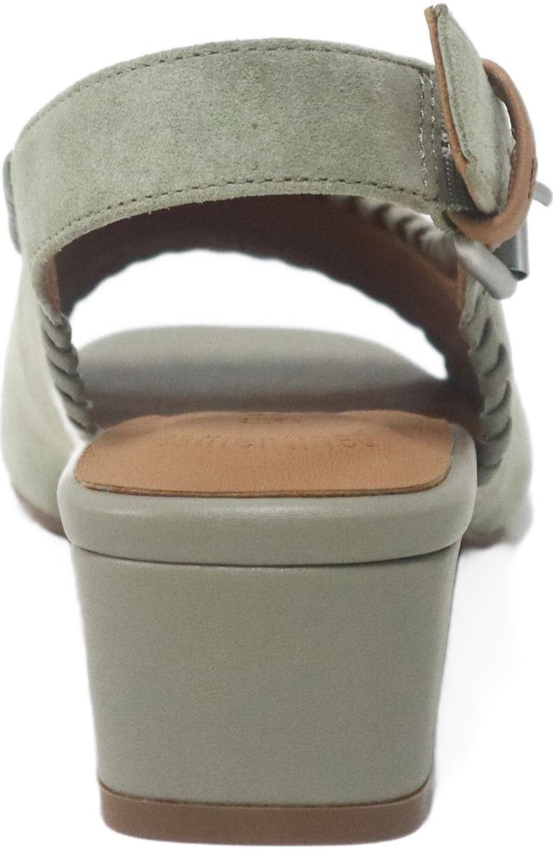 Gentle Souls Samarra Slingback Sandal, Alternate, color, Silver Sage Suede