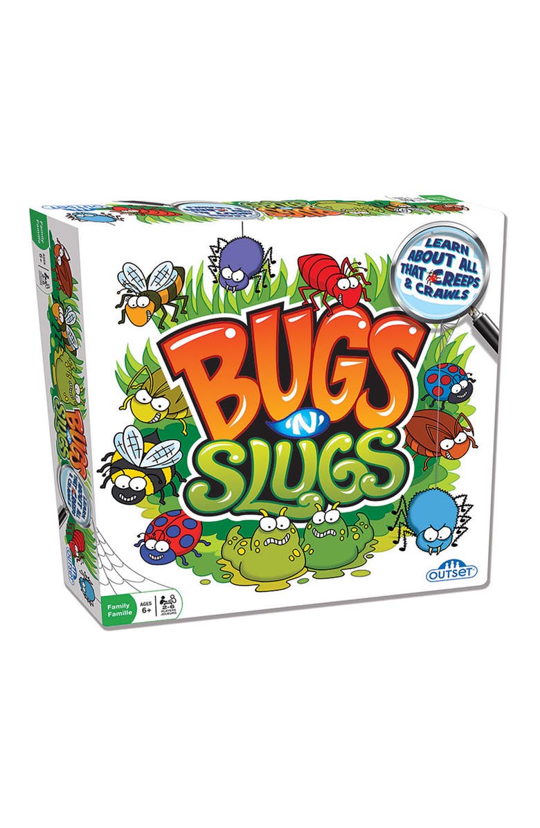 Outset Media Bugs N Slugs Board Game, Main, color, Multicolored