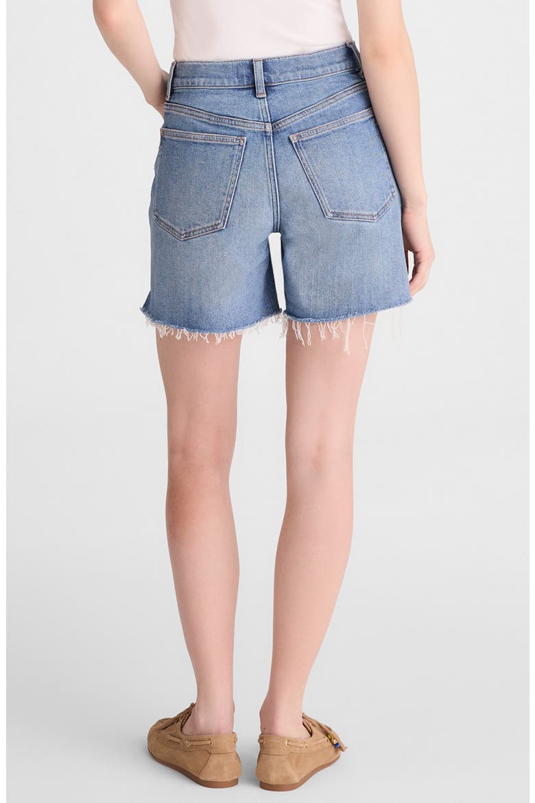 The Perfect Vintage Mid Length Denim Shorts, Alternate, color, MIDVALE WASH