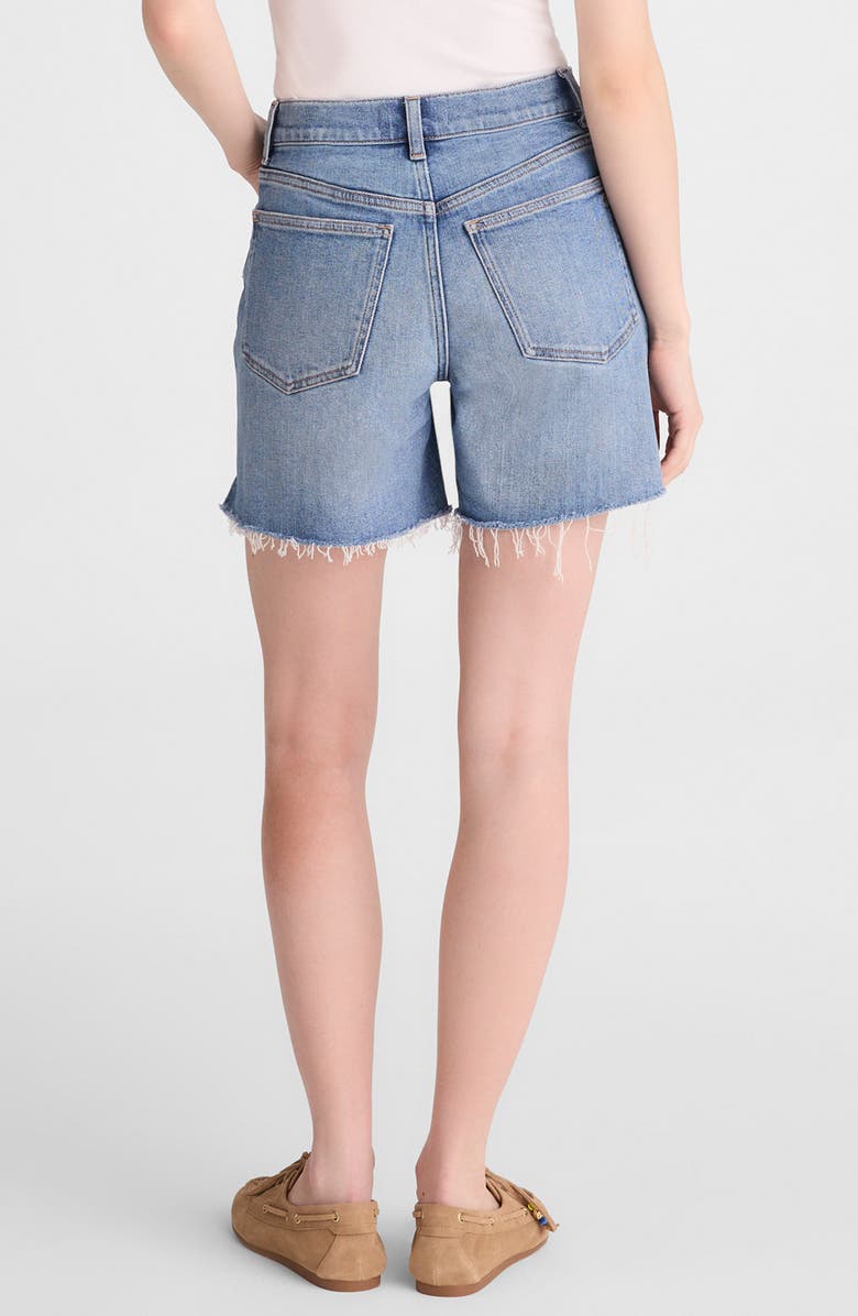 Madewell The Perfect Vintage Mid Length Denim Shorts, Alternate, color, Midvale Wash