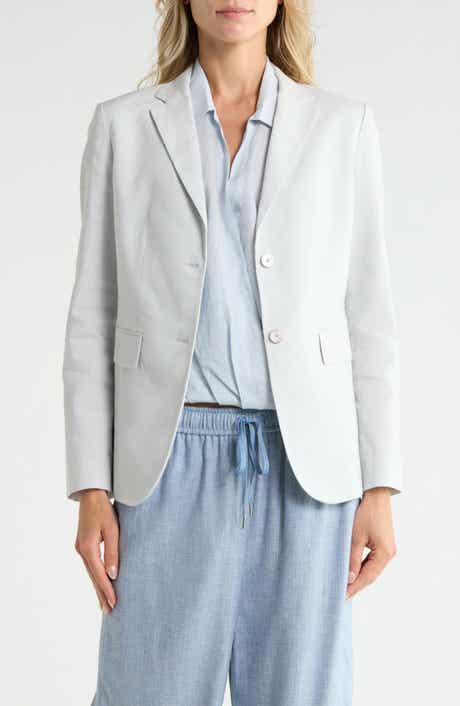 Classic Linen Blend Blazer