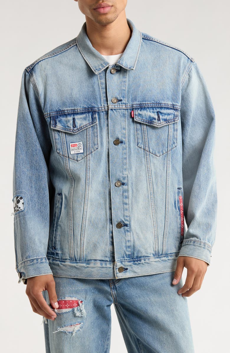 Levi's<sup>®</sup> x Disney Pixar<sup>®</sup> Toy Story Type III Denim Trucker Jacket, Alternate, color,