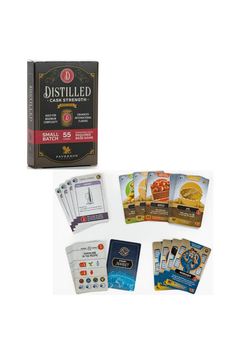 Distilled Cask Strength 55 Card Mini Expansion, Ages 14+, Alternate, color, Multicolored