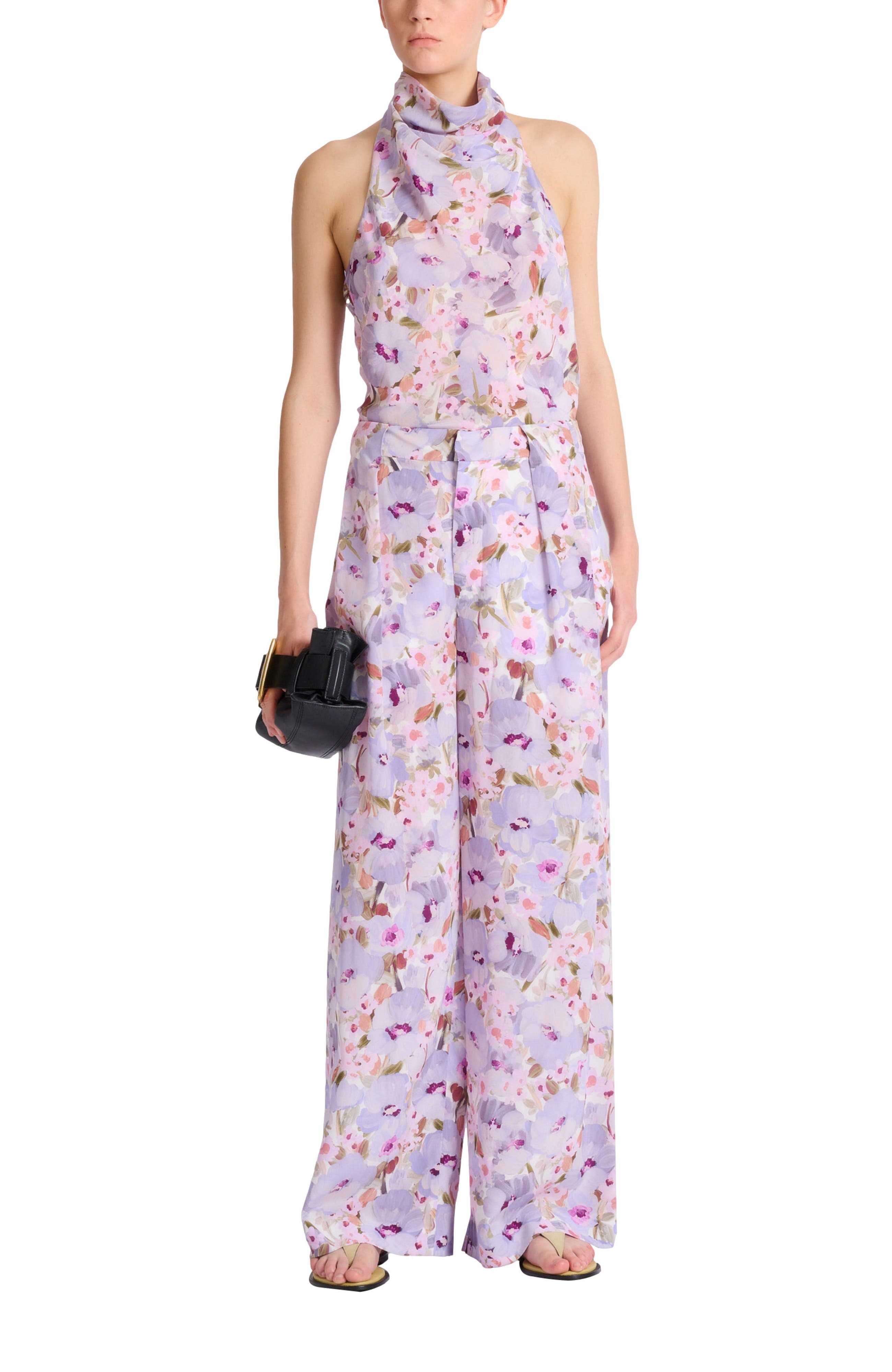 Printed Poppy Flower trousers - image 2