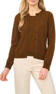 Halogen® Attached Tank Cardigan Sweater