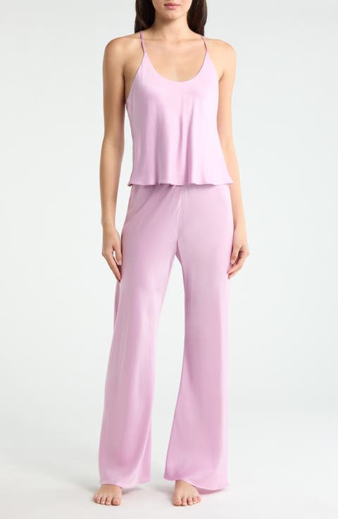 Washable Silk Bias Cut Cami Pajamas