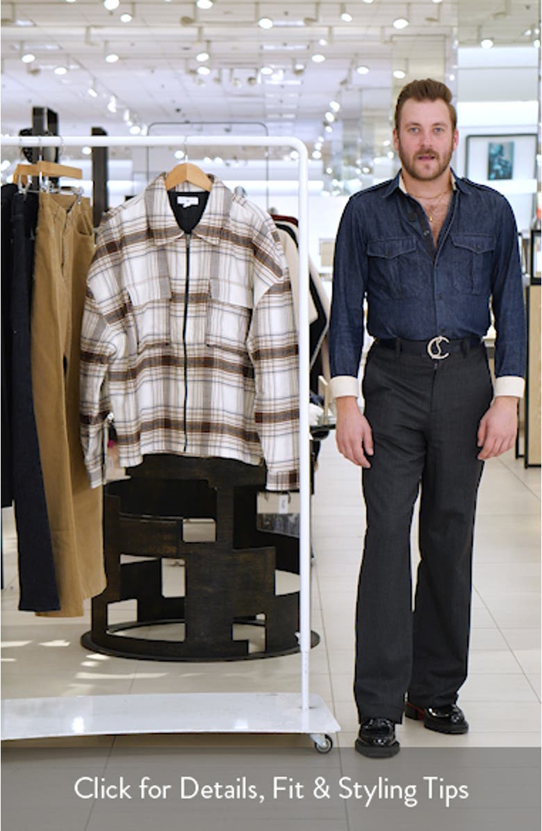 Plaid Insulated Cotton Flannel Jacket, sales video thumbnail