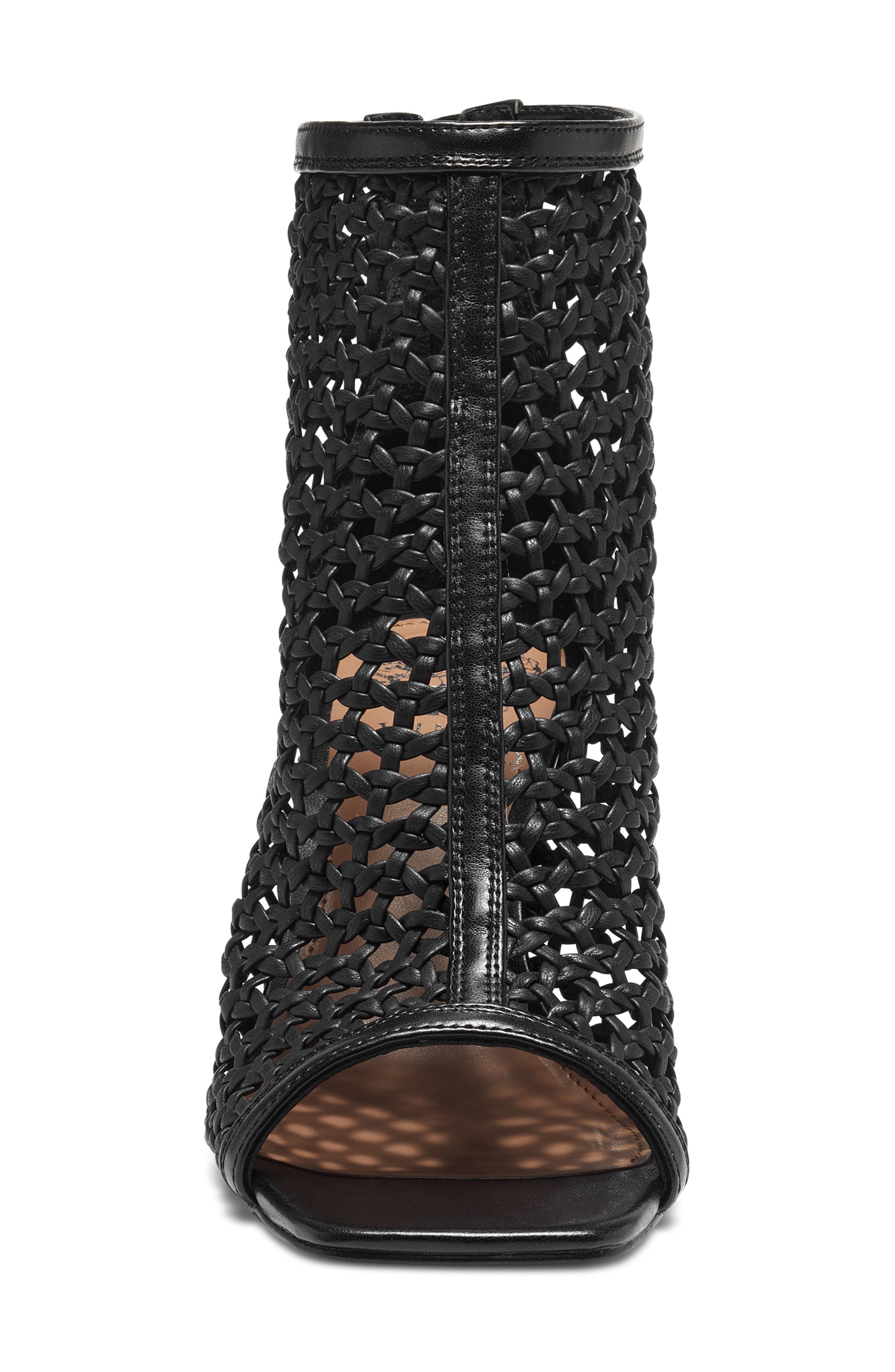 Vince Camuto Emalani Macramé Open Toe Bootie, Alternate, color, 