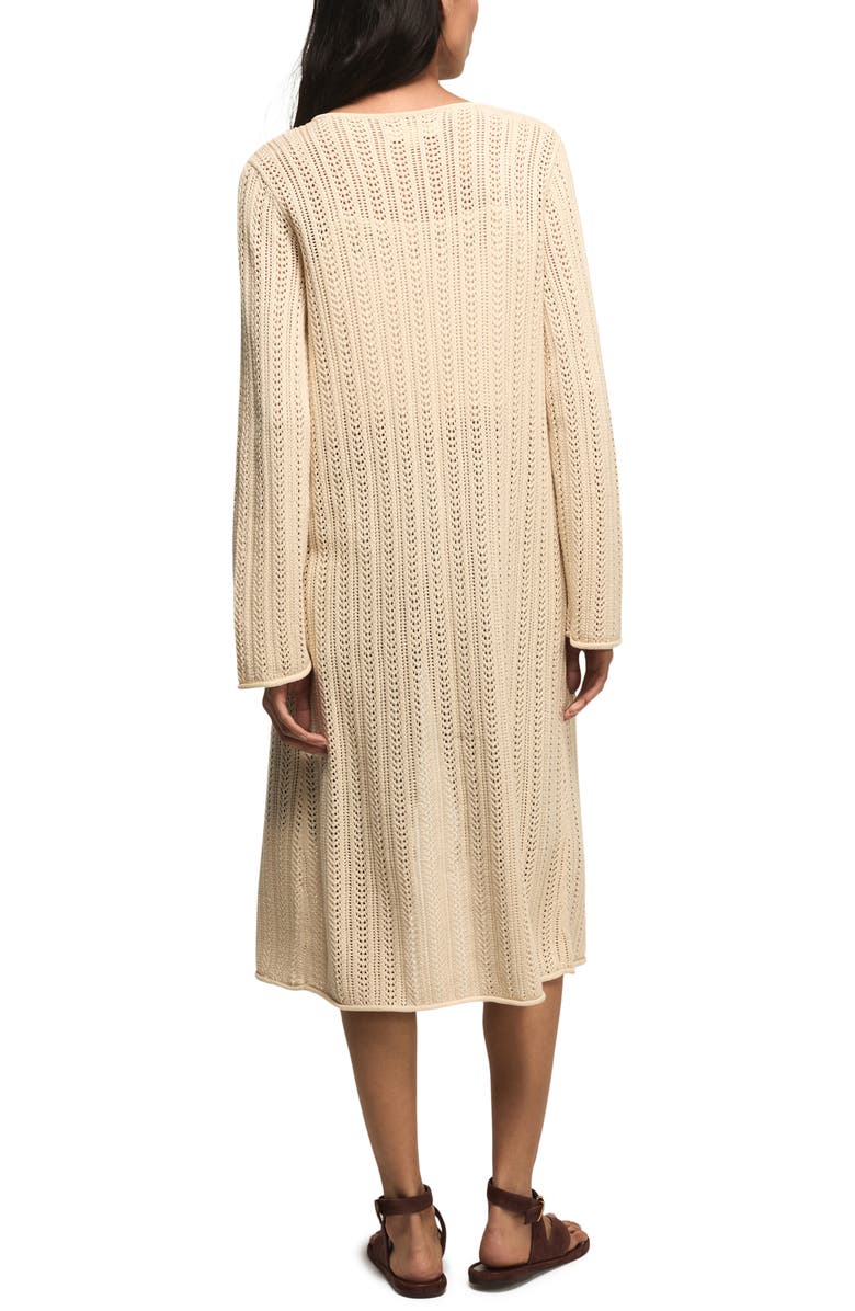 Lucky Brand Festival Pointelle Duster, Alternate, color, Whitecap Gray