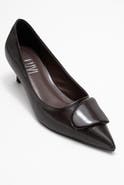 Prologue Shoes Briana Buckle Pointed Toe Pump